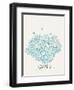 Illustration of a Fan Coral-Milovelen-Framed Art Print