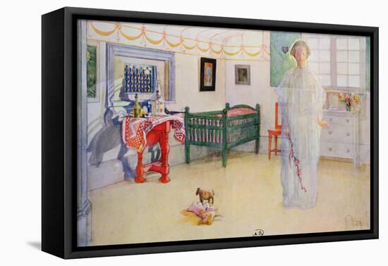 Illustration of a Ghost or an Angel, from "En Plein Soleil," 1910-Carl Larsson-Framed Stretched Canvas