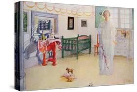 Illustration of a Ghost or an Angel, from "En Plein Soleil," 1910-Carl Larsson-Stretched Canvas