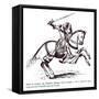 Illustration of a Knight Templar-null-Framed Stretched Canvas