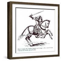 Illustration of a Knight Templar-null-Framed Giclee Print