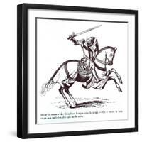 Illustration of a Knight Templar-null-Framed Giclee Print