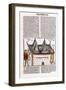 Illustration of a Late 15th Century Distillery to Extract the Essential Oils of Plants, 1500-Hieronymus Brunschwig-Framed Giclee Print