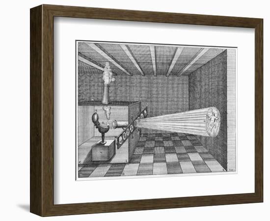Illustration of a Magic Lantern Slide Projector-Stefano Bianchetti-Framed Giclee Print