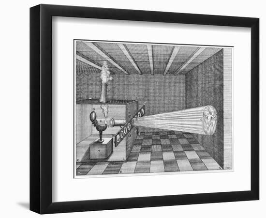 Illustration of a Magic Lantern Slide Projector-Stefano Bianchetti-Framed Giclee Print