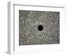 Illustration of a Supermassive Black Hole in the Middle of a Dense Galaxy-null-Framed Art Print