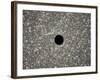 Illustration of a Supermassive Black Hole in the Middle of a Dense Galaxy-null-Framed Art Print