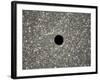 Illustration of a Supermassive Black Hole in the Middle of a Dense Galaxy-null-Framed Art Print