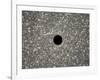 Illustration of a Supermassive Black Hole in the Middle of a Dense Galaxy-null-Framed Art Print