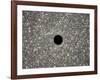 Illustration of a Supermassive Black Hole in the Middle of a Dense Galaxy-null-Framed Art Print