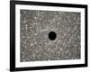 Illustration of a Supermassive Black Hole in the Middle of a Dense Galaxy-null-Framed Art Print