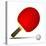 Illustration Of A Tabletennis Bat With Ball-unkreatives-Stretched Canvas
