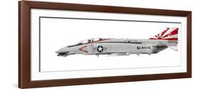 Illustration of a U.S. Navy F-4N Phantom Ii-Stocktrek Images-Framed Art Print