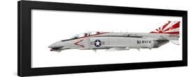Illustration of a U.S. Navy F-4N Phantom Ii-Stocktrek Images-Framed Art Print