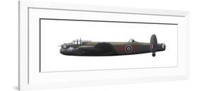 Illustration of a World War II Era Avro Lancaster Bomber-Stocktrek Images-Framed Photographic Print