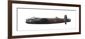 Illustration of a World War II Era Avro Lancaster Bomber-Stocktrek Images-Framed Photographic Print