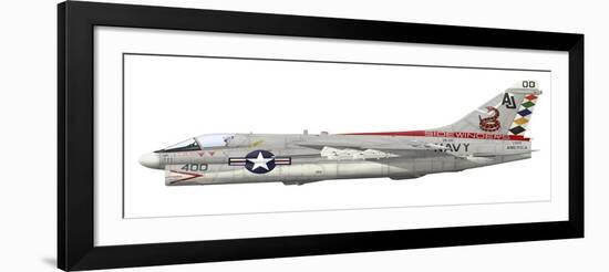 Illustration of an A-7E Corsair Ii-Stocktrek Images-Framed Art Print
