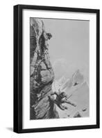 Illustration of an Accident-Edward Whymper-Framed Giclee Print