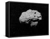 Illustration of an Asteroid in Outer Space-null-Framed Stretched Canvas