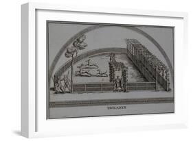 Illustration of an Enclosure for Stag Hunting-Pietro Santo Bartoli-Framed Giclee Print