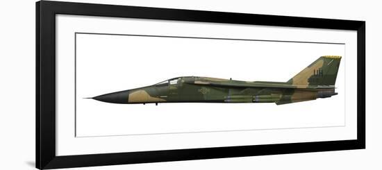 Illustration of an F-111E Aardvark-Stocktrek Images-Framed Premium Giclee Print