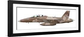 Illustration of an FA-18F Super Hornet-Stocktrek Images-Framed Art Print