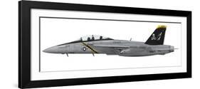 Illustration of an FA-18F Super Hornet-Stocktrek Images-Framed Art Print