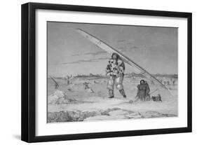 Illustration of an Inuit Family of Igloolik-Edward Finden-Framed Giclee Print