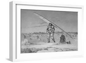 Illustration of an Inuit Family of Igloolik-Edward Finden-Framed Giclee Print