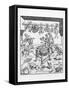 Illustration of an Italian Renaissance Kitchen-null-Framed Stretched Canvas