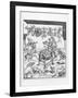 Illustration of an Italian Renaissance Kitchen-null-Framed Giclee Print