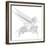 Illustration Of An Origami Pegasus-unkreatives-Framed Premium Giclee Print