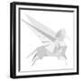 Illustration Of An Origami Pegasus-unkreatives-Framed Premium Giclee Print