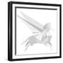 Illustration Of An Origami Pegasus-unkreatives-Framed Art Print