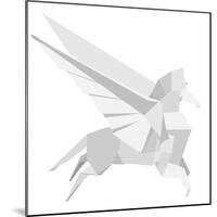 Illustration Of An Origami Pegasus-unkreatives-Mounted Art Print