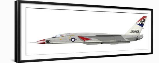 Illustration of an Ra-5C Vigilante Reconnaissance Aircraft-Stocktrek Images-Framed Premium Giclee Print