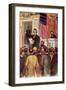 Illustration of Andrew Johnson Impeachment Trial-null-Framed Giclee Print