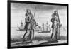 Illustration of Ann Bonney and Mary Read Dressed as Pirates-null-Framed Giclee Print