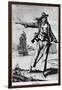 Illustration of Ann Bonney the Pirate-null-Framed Giclee Print