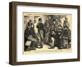 Illustration of Australian Immigrants-null-Framed Giclee Print