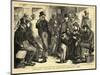 Illustration of Australian Immigrants-null-Mounted Giclee Print