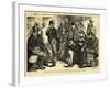 Illustration of Australian Immigrants-null-Framed Giclee Print