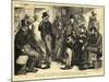 Illustration of Australian Immigrants-null-Mounted Giclee Print