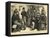Illustration of Australian Immigrants-null-Framed Stretched Canvas