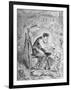 Illustration of Author Samuel Clemens from a Tramp Abroad, Also Known as Innocents Abroad-null-Framed Photographic Print