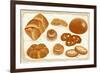 Illustration of Baked Goods and Bread Products. All Objects are Grouped. Eps8-Milovelen-Framed Premium Giclee Print