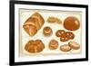 Illustration of Baked Goods and Bread Products. All Objects are Grouped. Eps8-Milovelen-Framed Premium Giclee Print