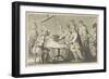 Illustration of Balance of Power in Europe, with Great Britian and Poland, 1772-null-Framed Giclee Print