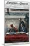 Illustration of Benito Mussolini and Cardinal Pietro Gasparri Signing the Lateran Treaty of 1929-Stefano Bianchetti-Mounted Giclee Print