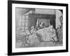 Illustration of Benjamin Franklin on His Death Bed-null-Framed Giclee Print